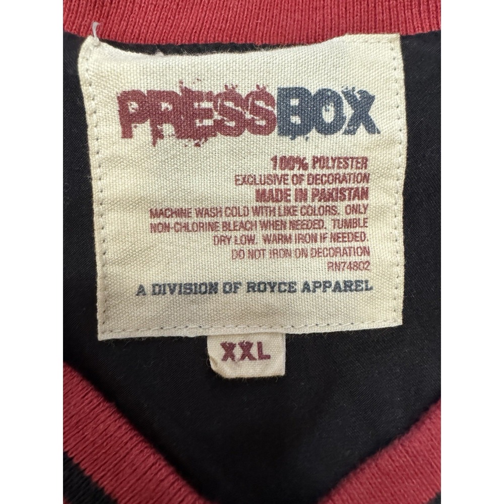 Vintage Alabama Crimson Tide Press Box Pullover Jacket XXL Black - Picture 2 of 5